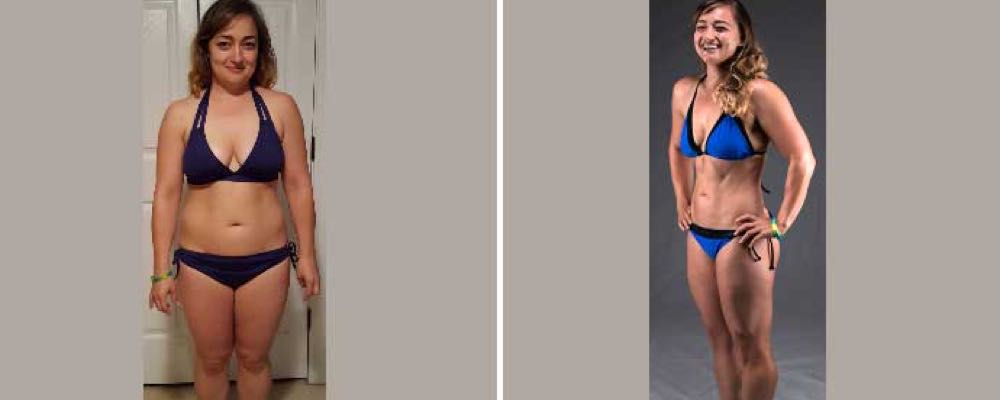 Before and after transformation photos