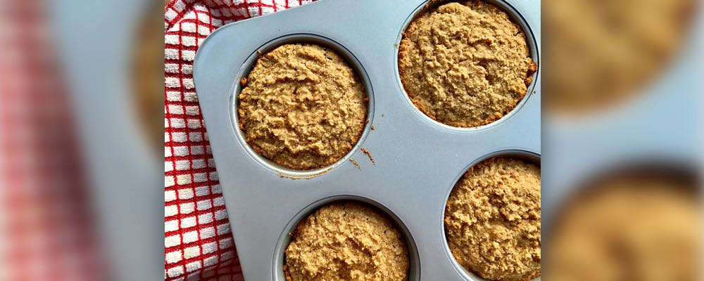 Photo of cornbread muffin