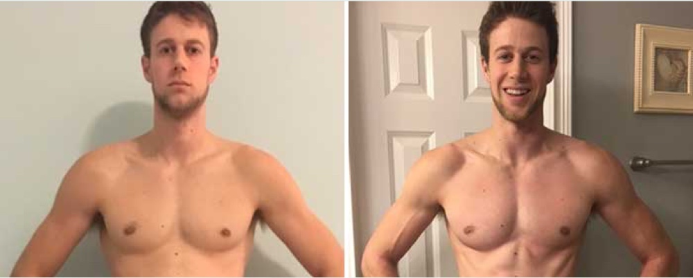 Before and after transformation photos