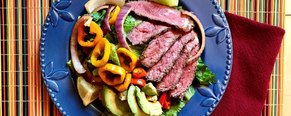 picture of steak salad
