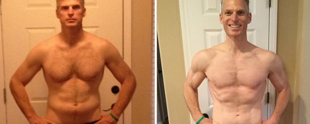 Before and after transformation photos