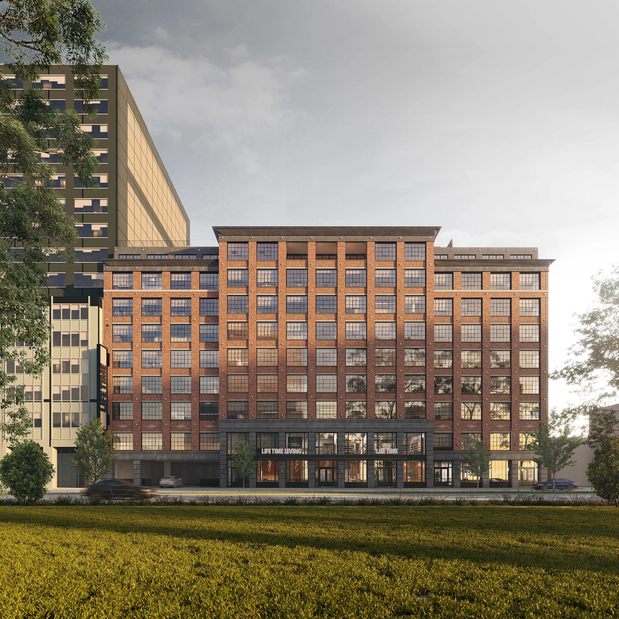 exterior view of Life Time Stamford