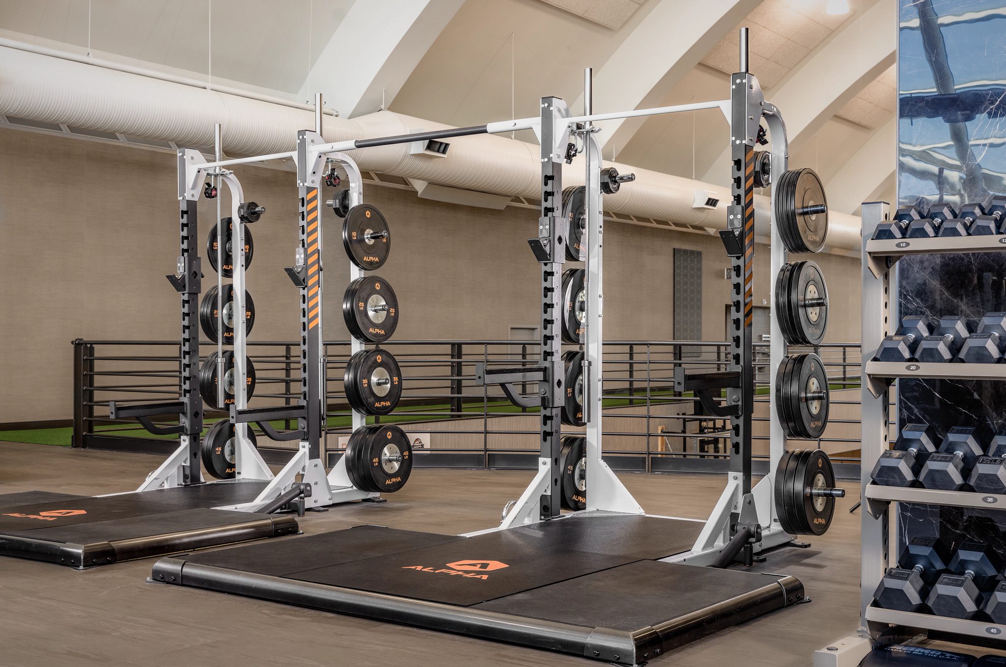 2 Alpha squat racks