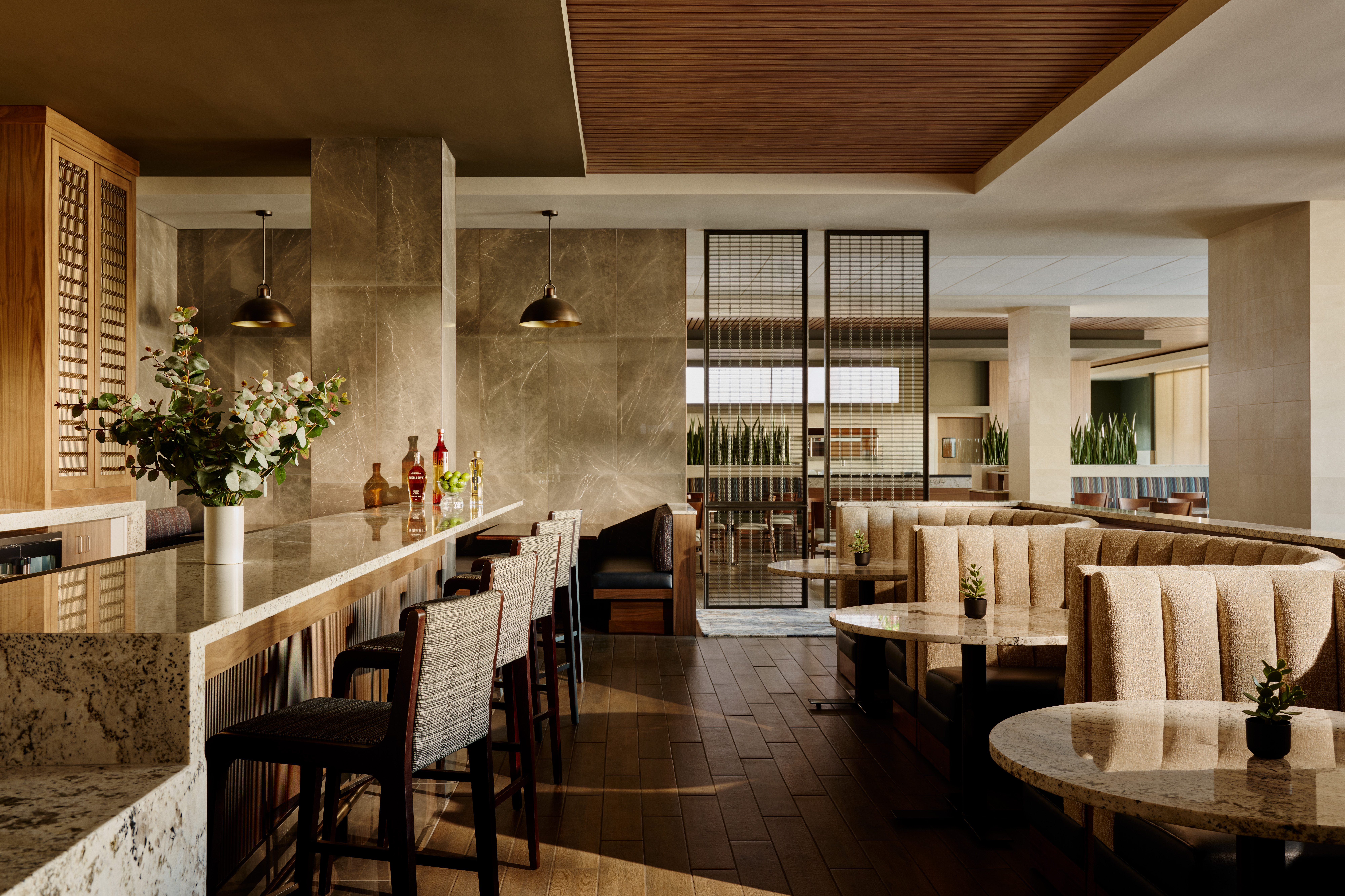 inside dinning area at Life Time