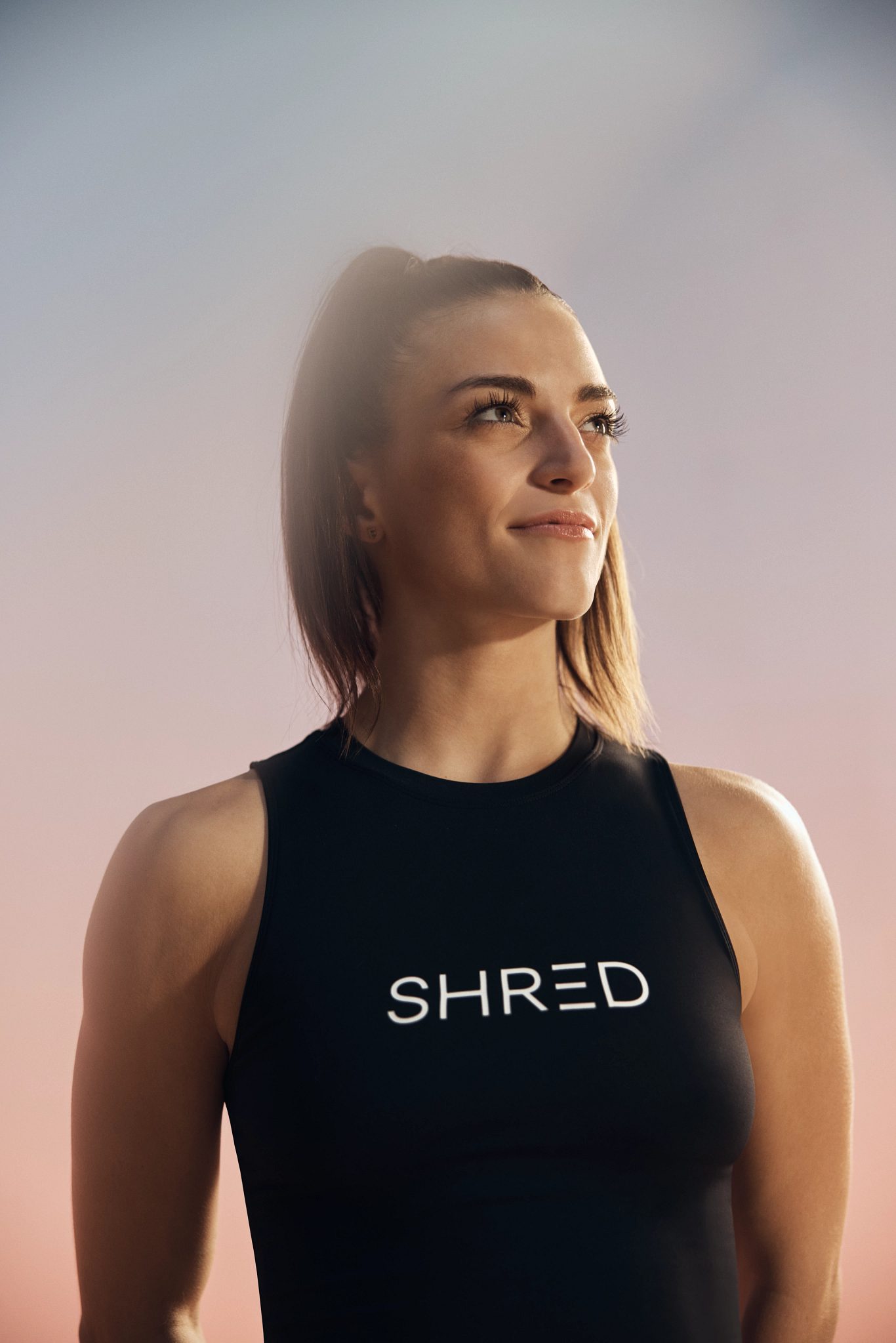 Close up of Emma, a Shred strength instructor at Life Time