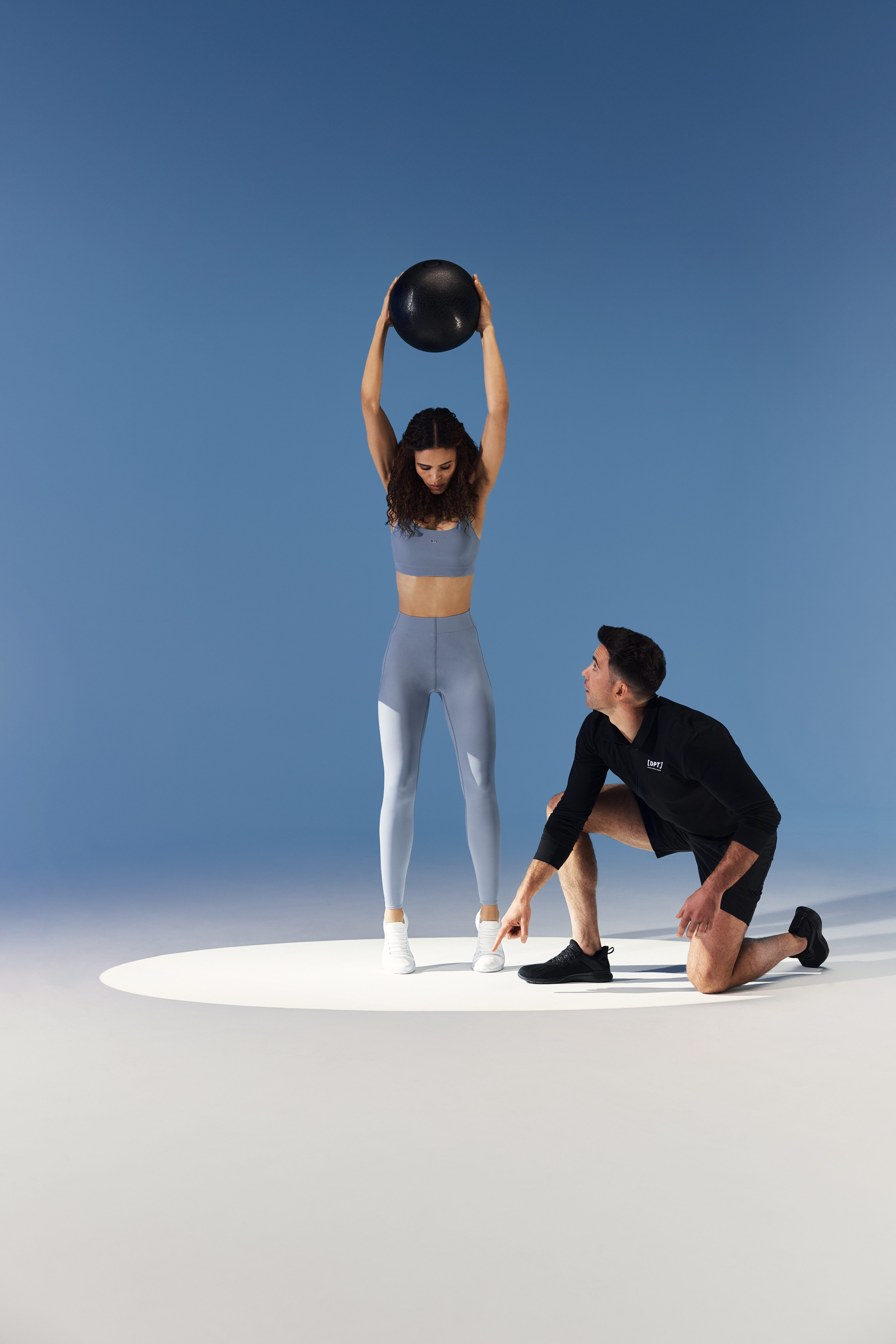 A client and trainer during a Dynamic Personal Training session