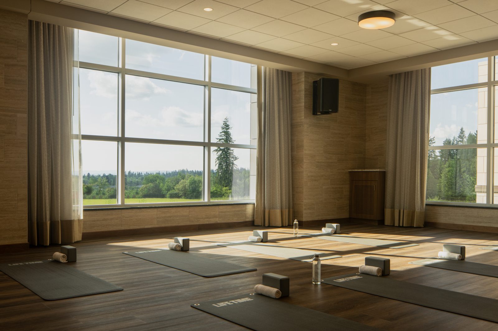 Yoga Studio at the Life Time Beaverton club location