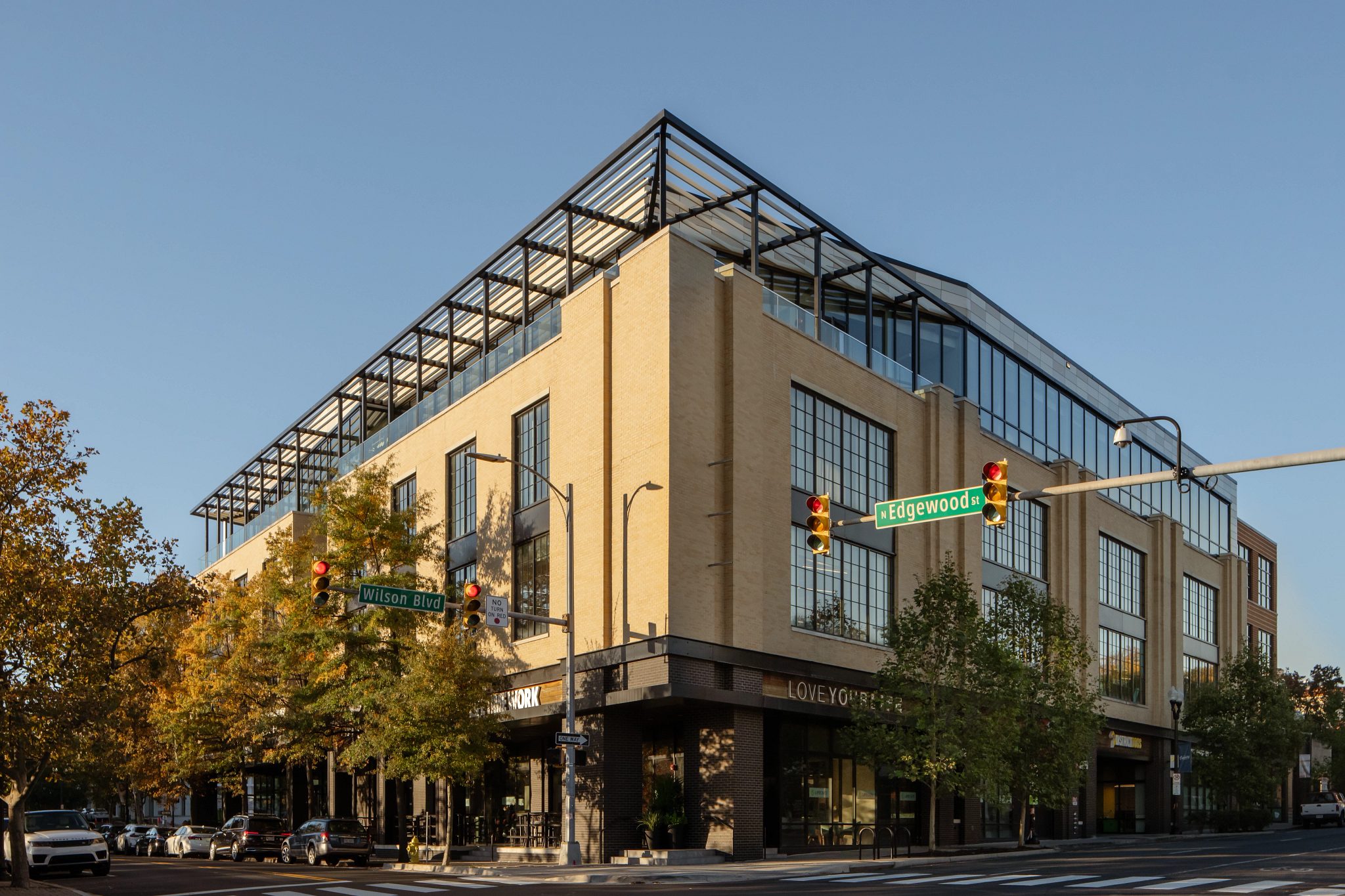 Exterior of the Life Time Clarendon club location