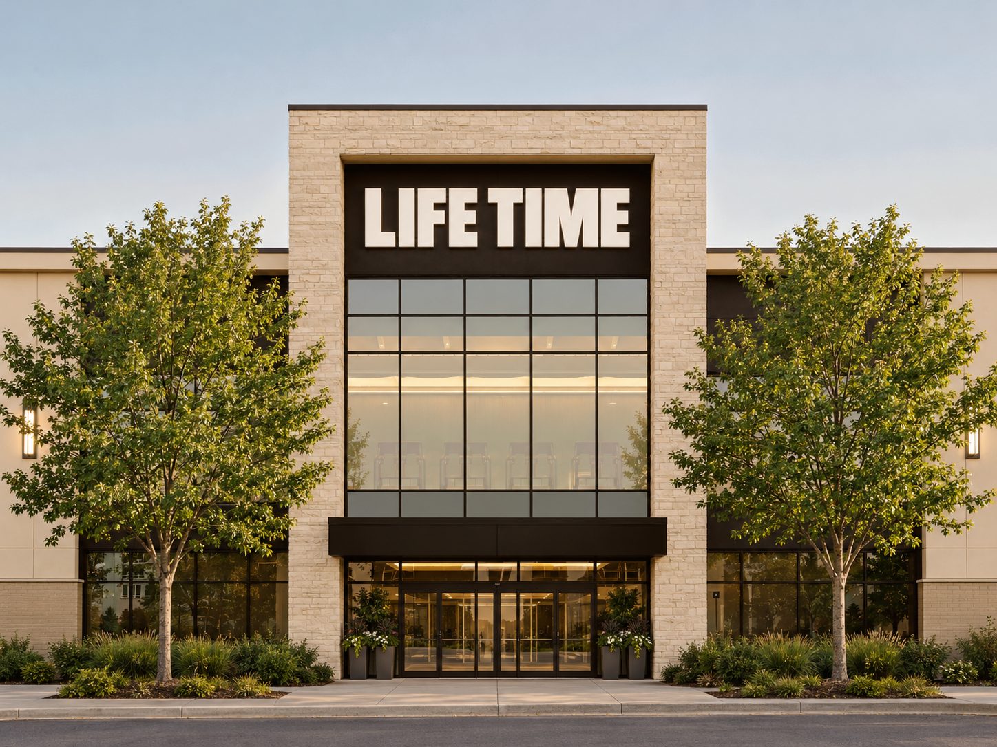 Exterior of Life Time Building