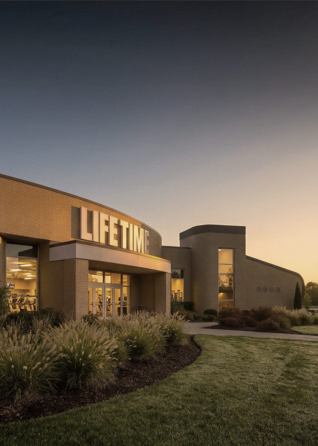front door at Life Time North Shore