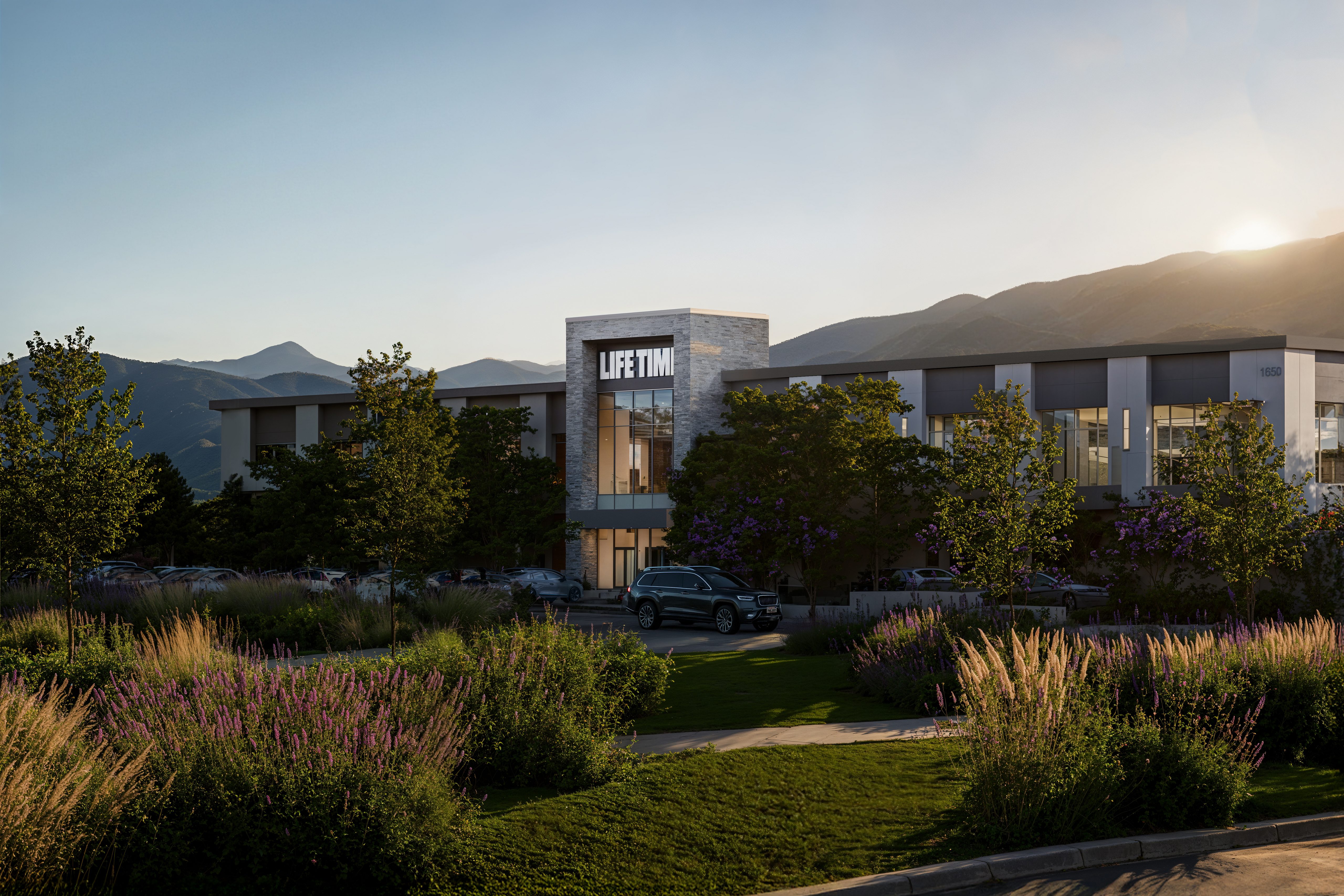 Exterior of Life Time Building