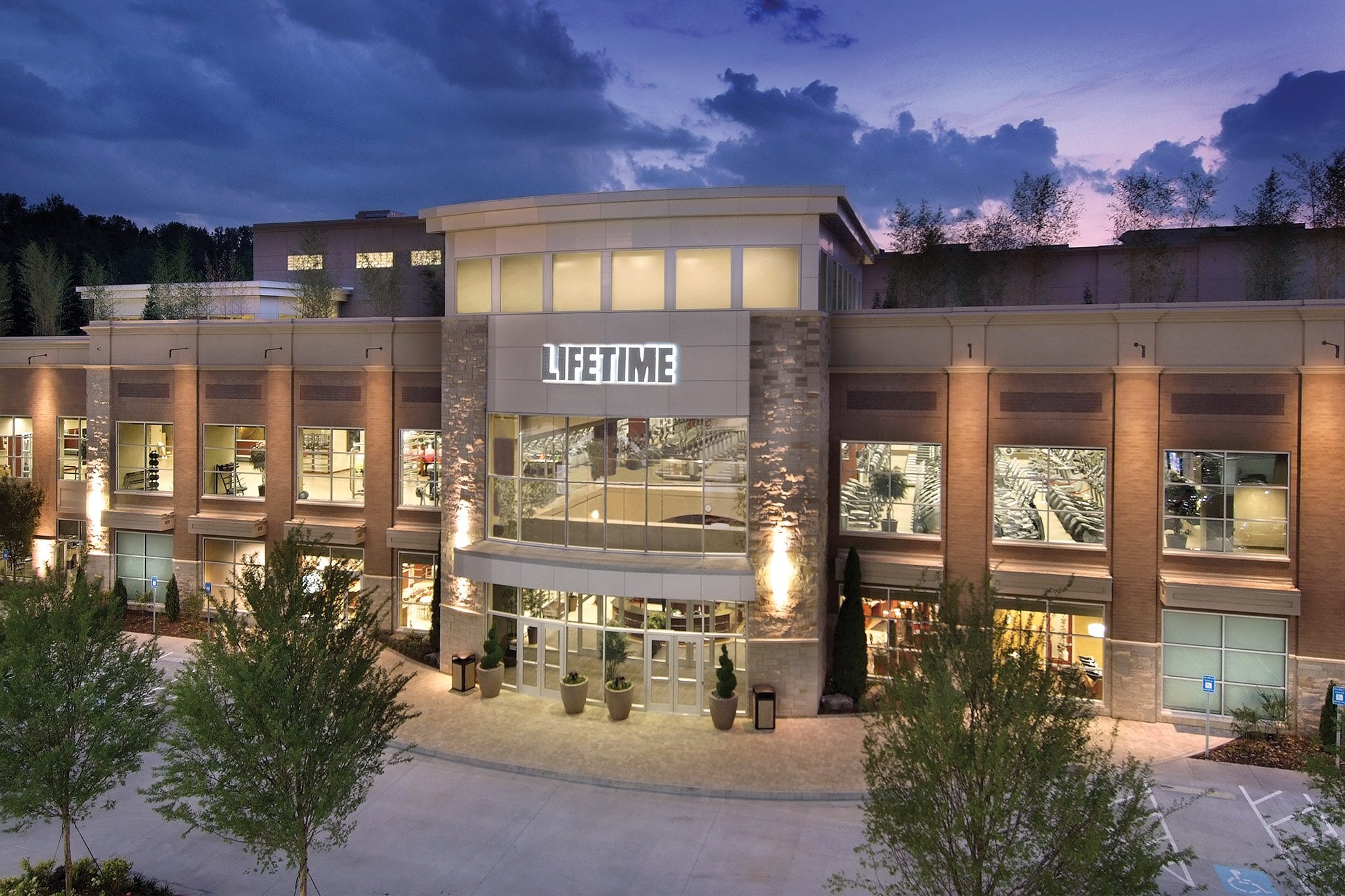 The exterior of the Boca Raton Life Time location