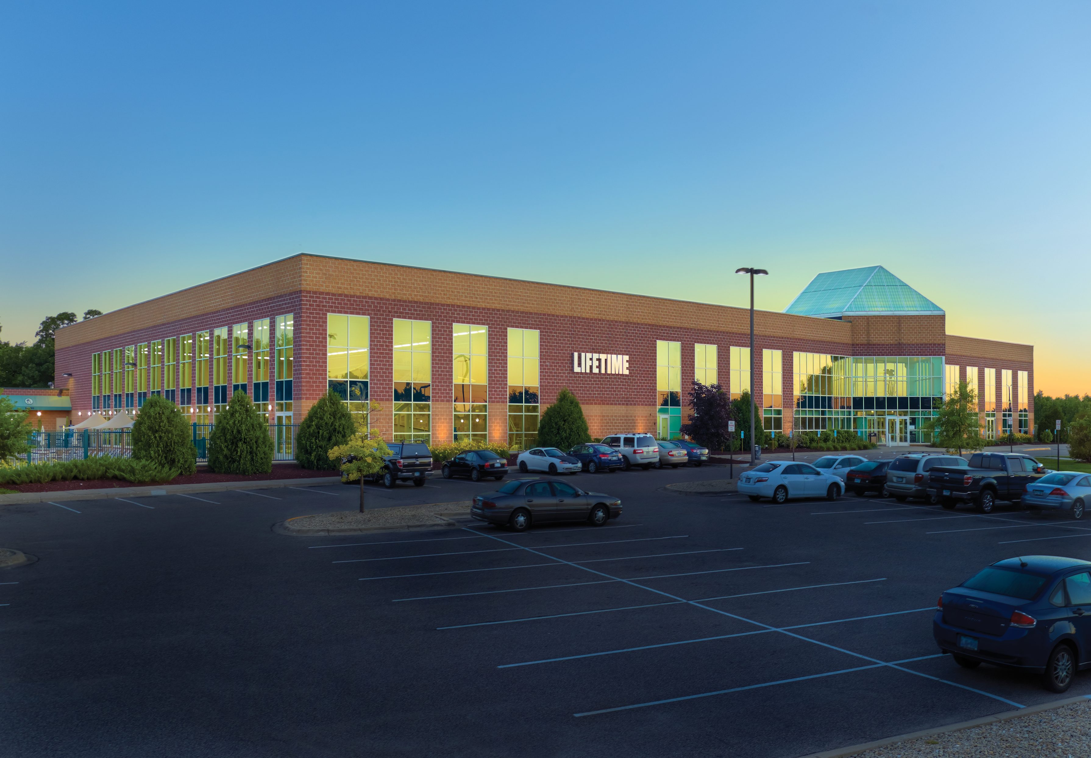 Exterior of Life Time Building