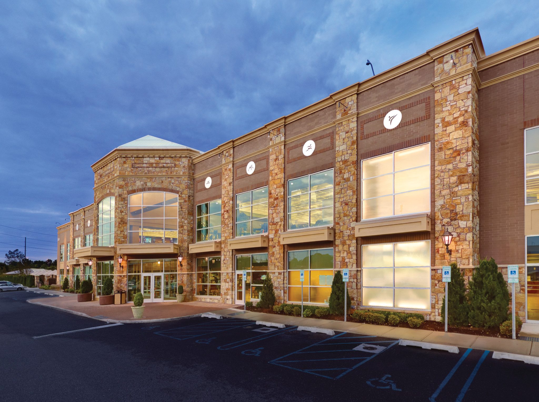 The exterior of the Syosset Life Time location