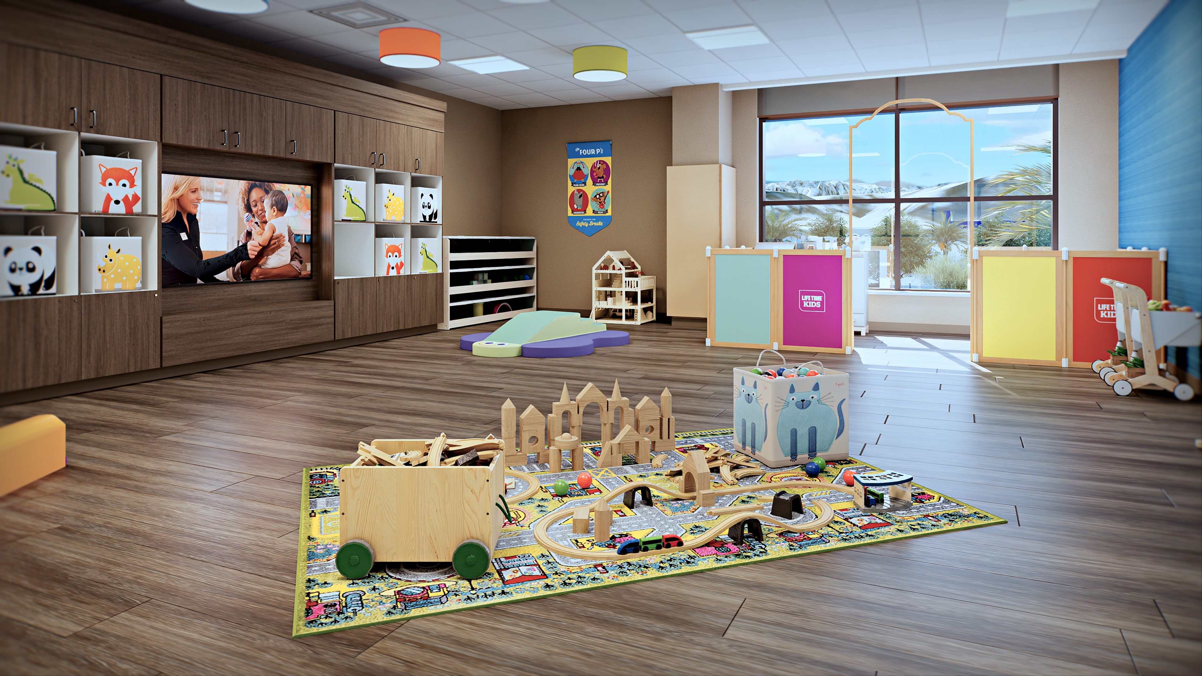 kids academy room at Life Time