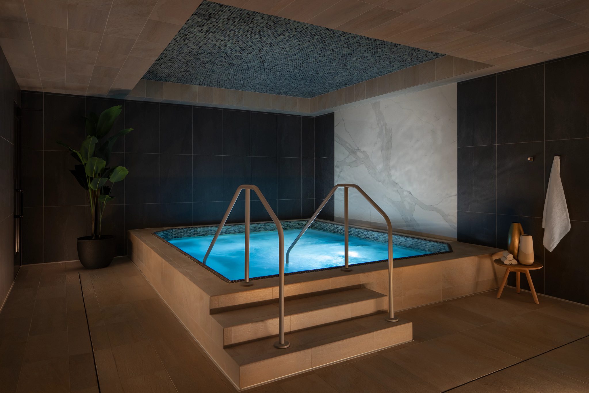 cold plunge at Life Time