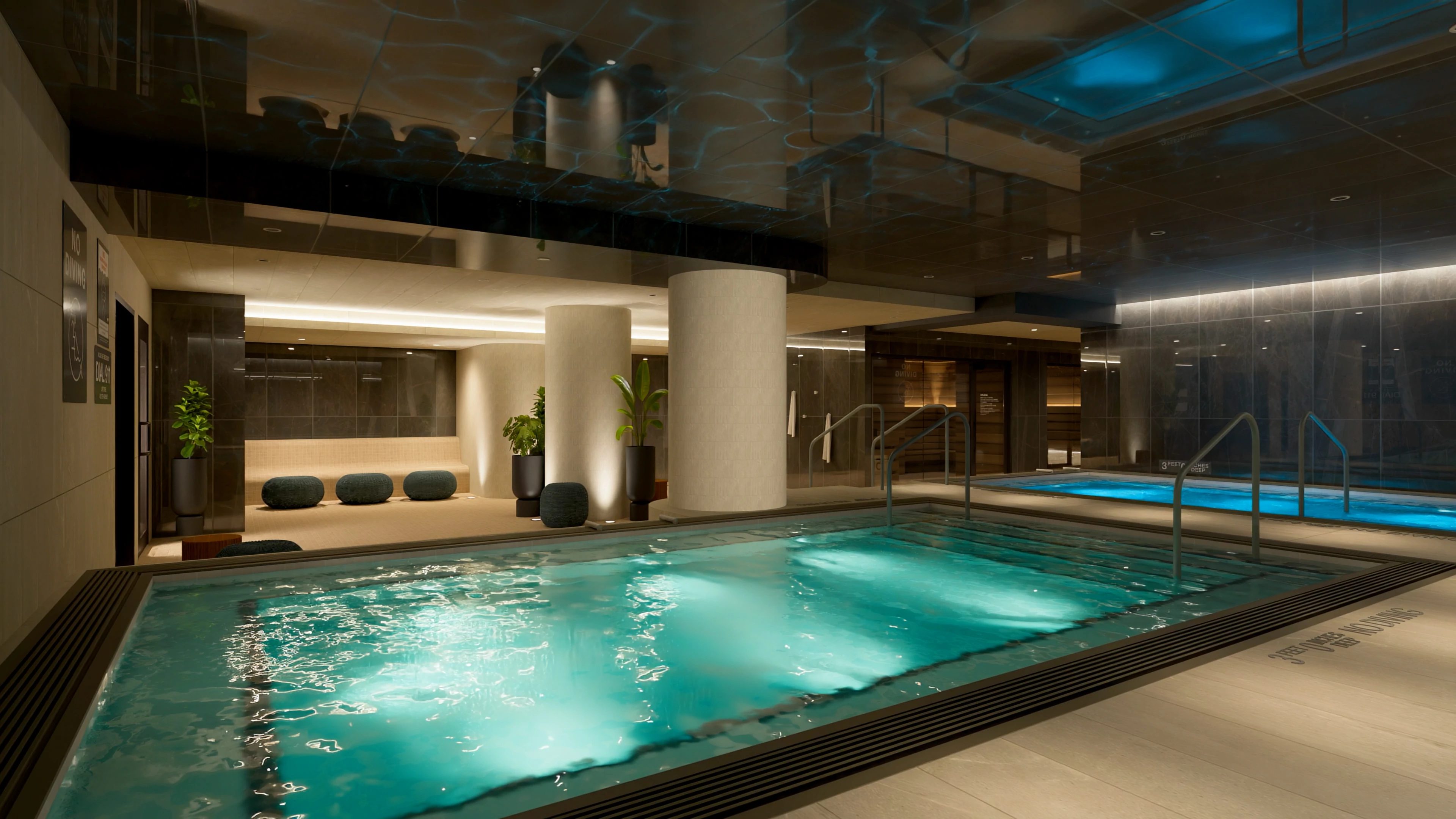 wet suite at Life Time