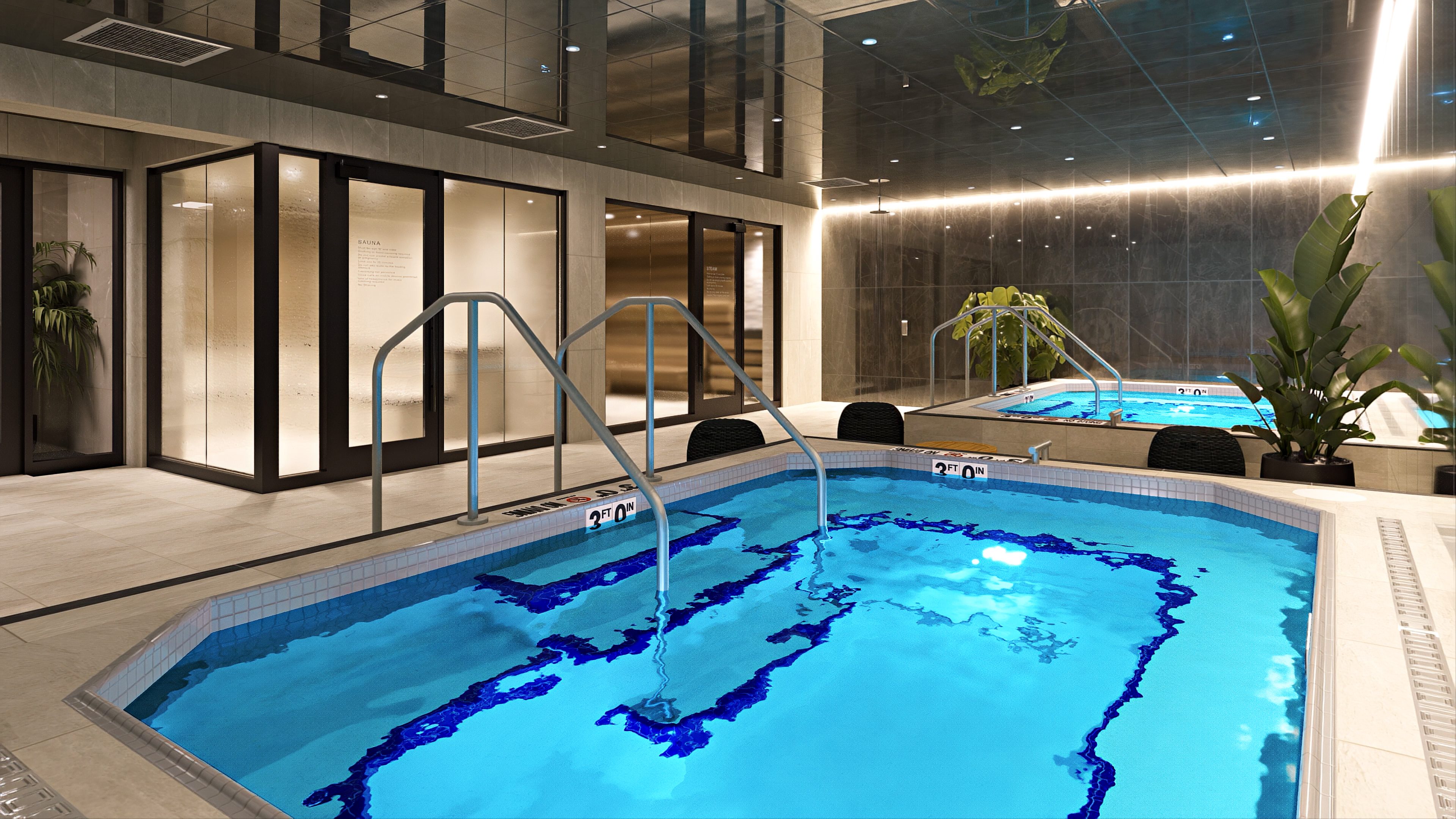 wet suite with whirlpool and sauna at Life Time