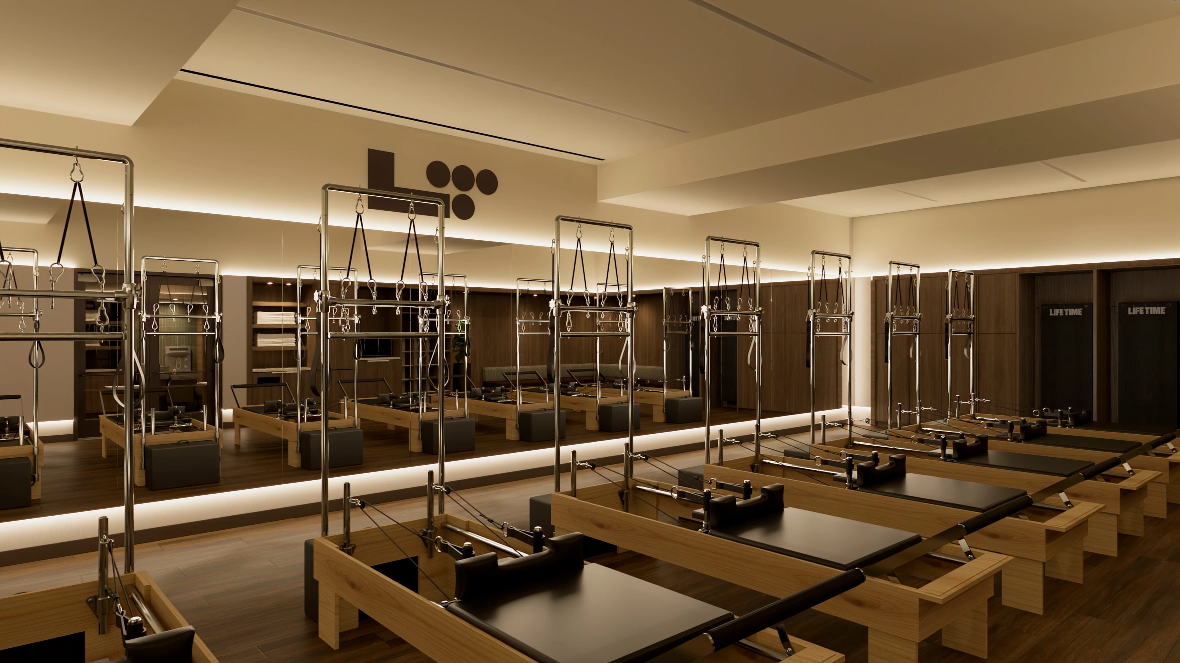 pilates studio at Life Time