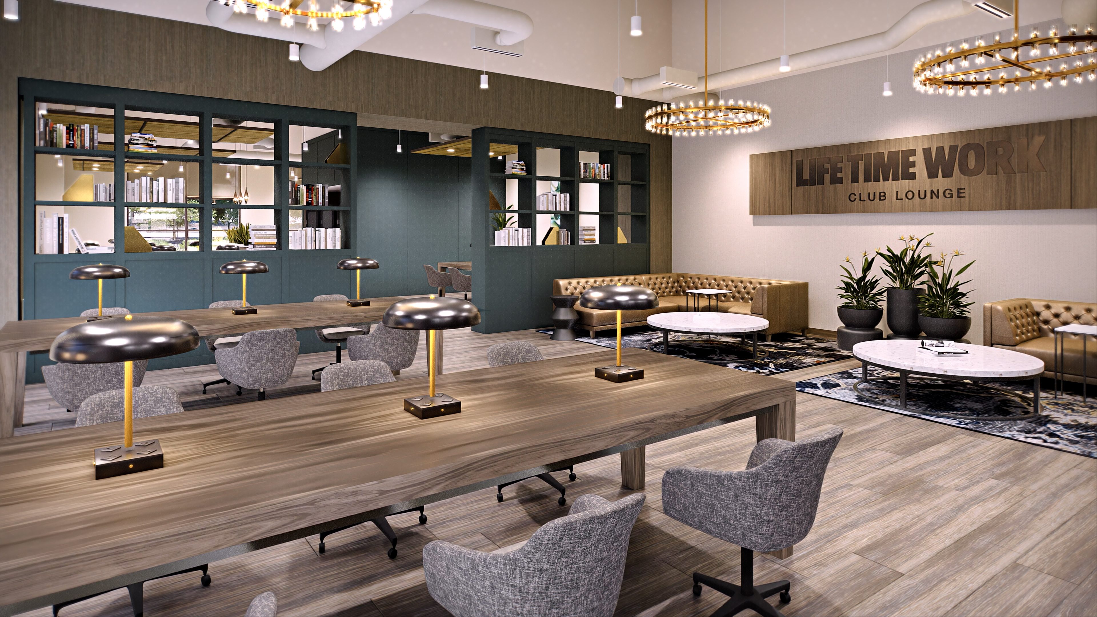 LT Work Lounge at Life Time