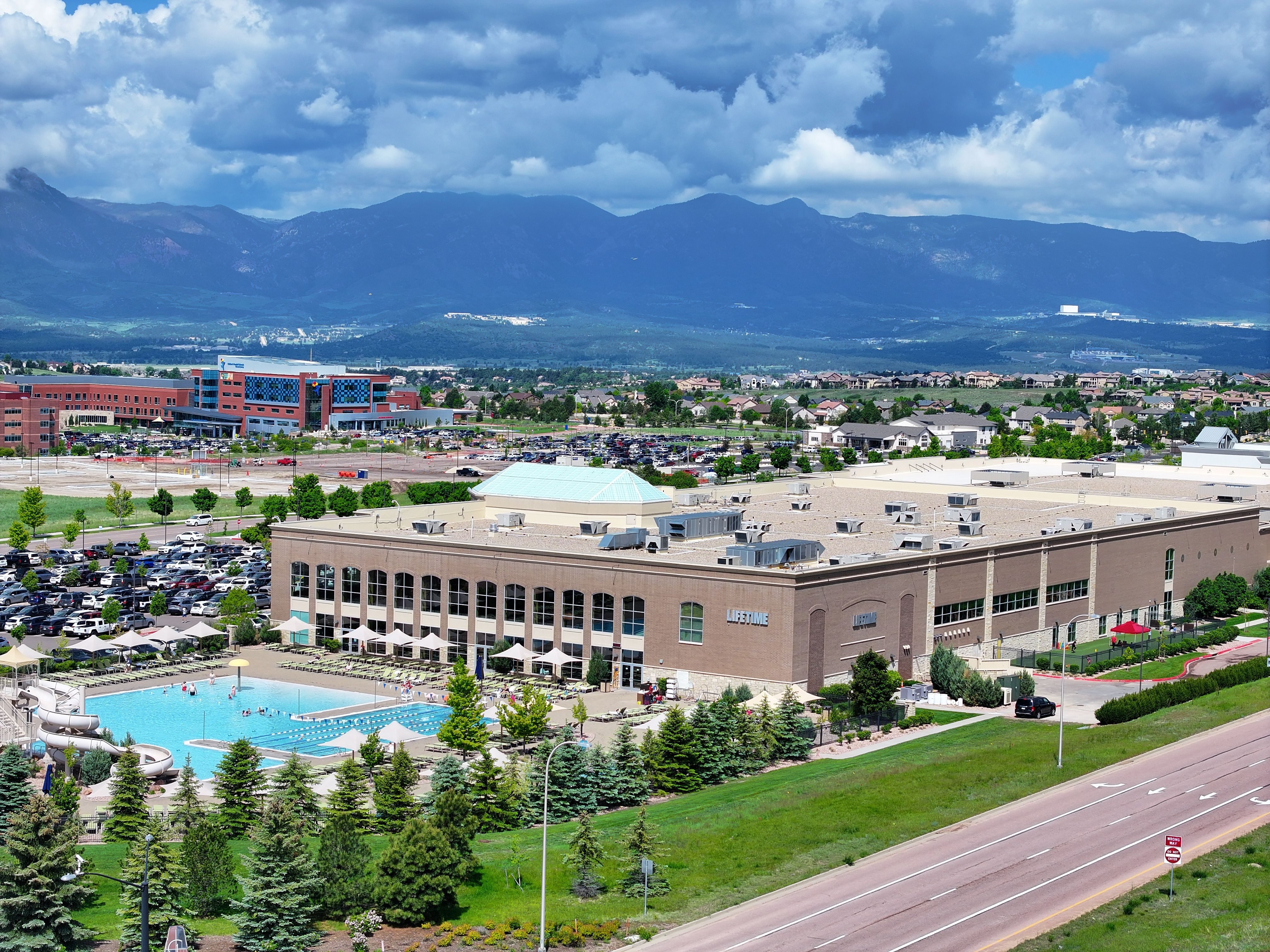 exterior view of Life Time Colorado Springs
