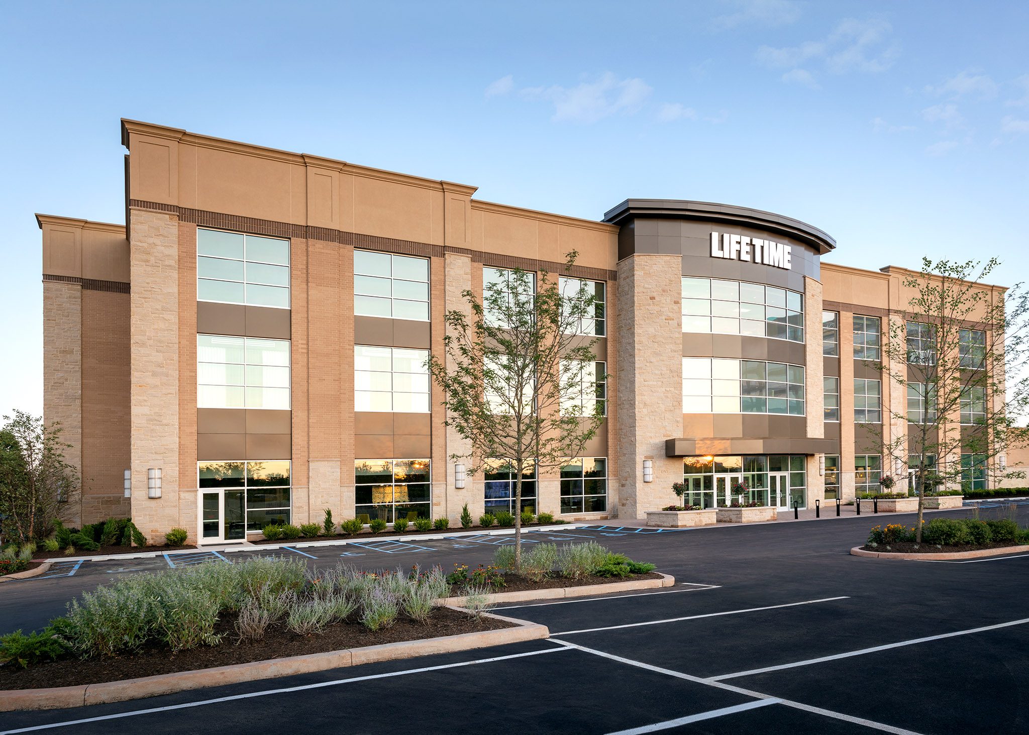 The exterior of the Bridgewater Life Time location
