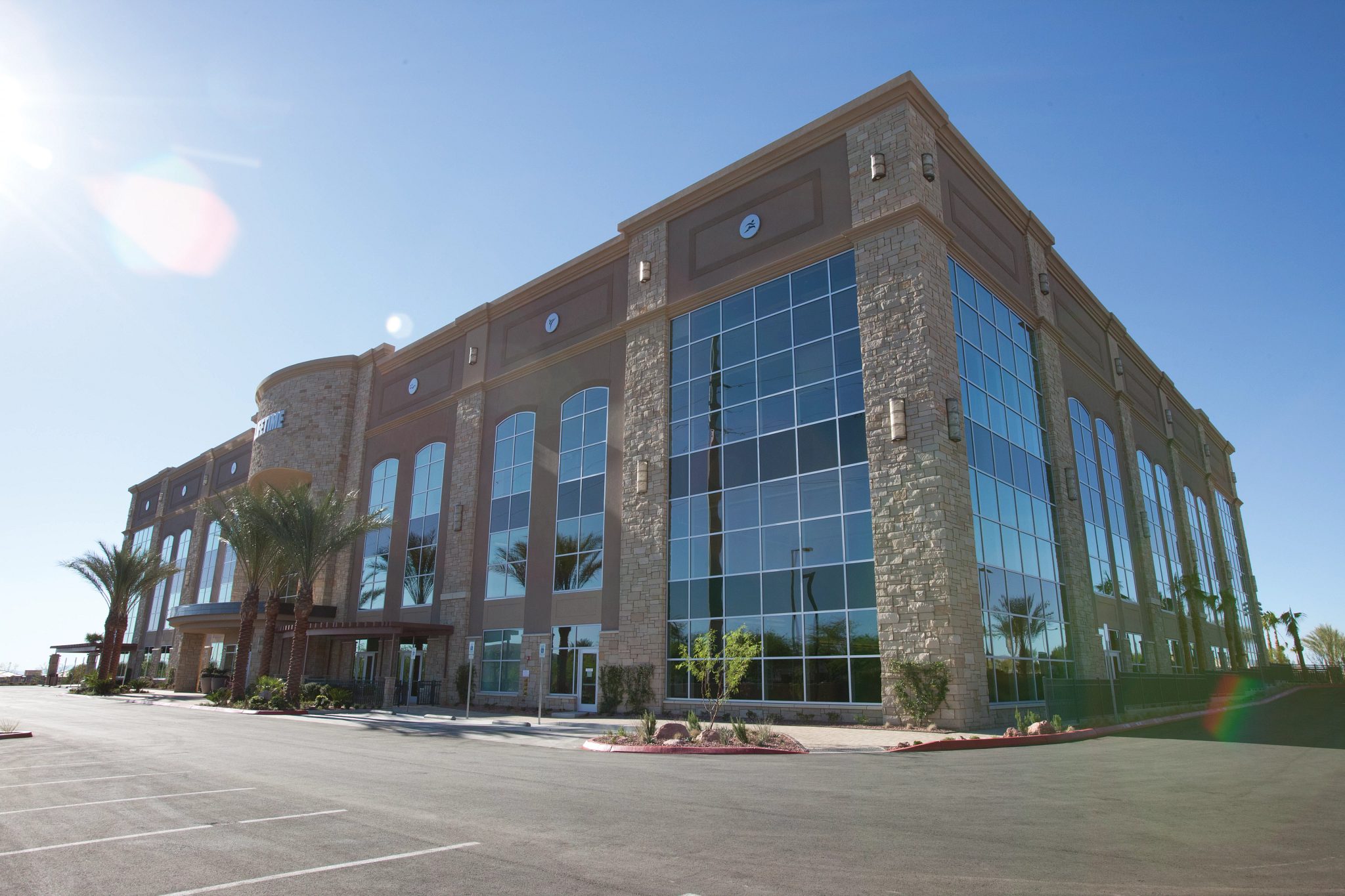 The exterior of the Summerlin Life Time location