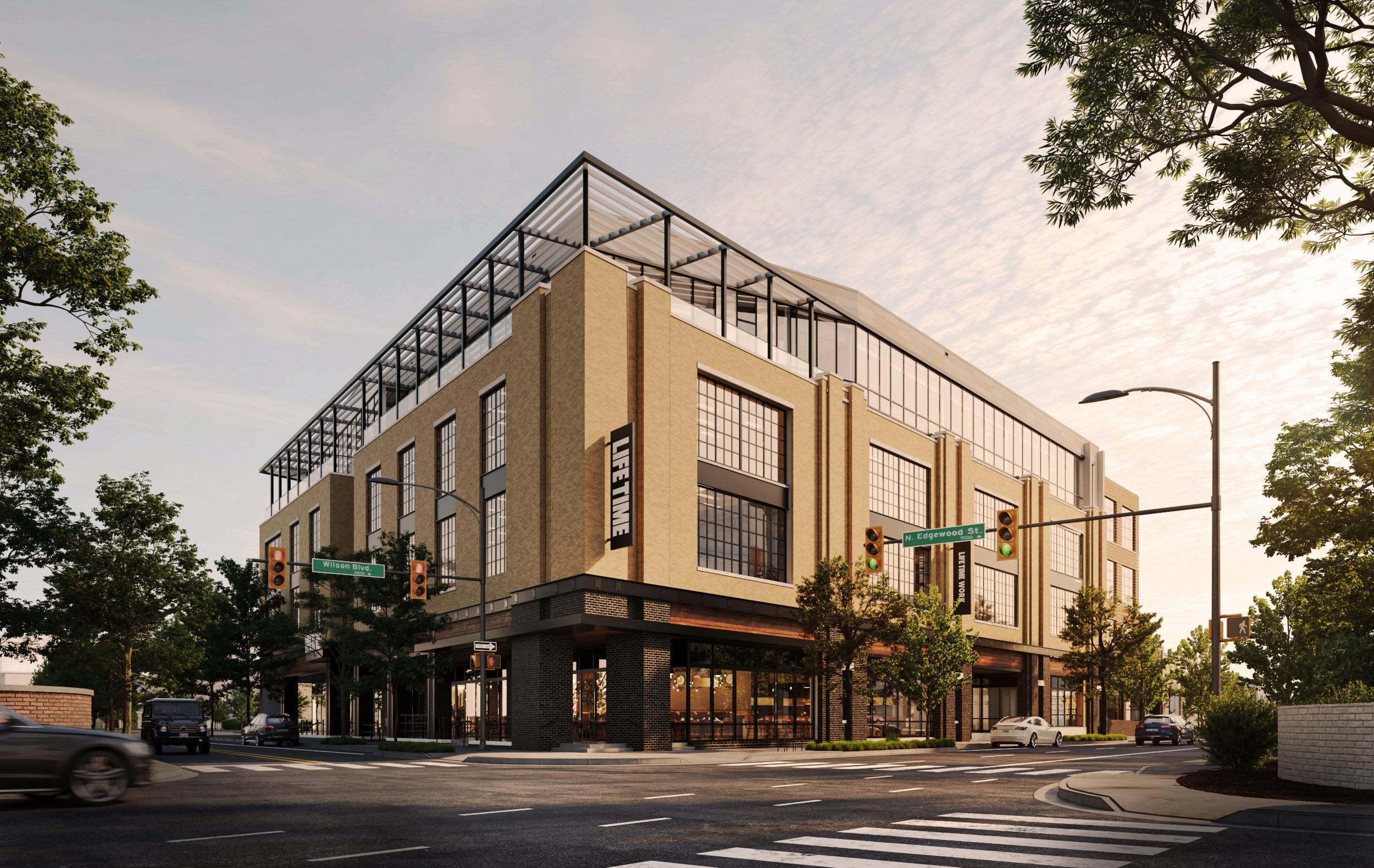 The exterior of Life Time Clarendon