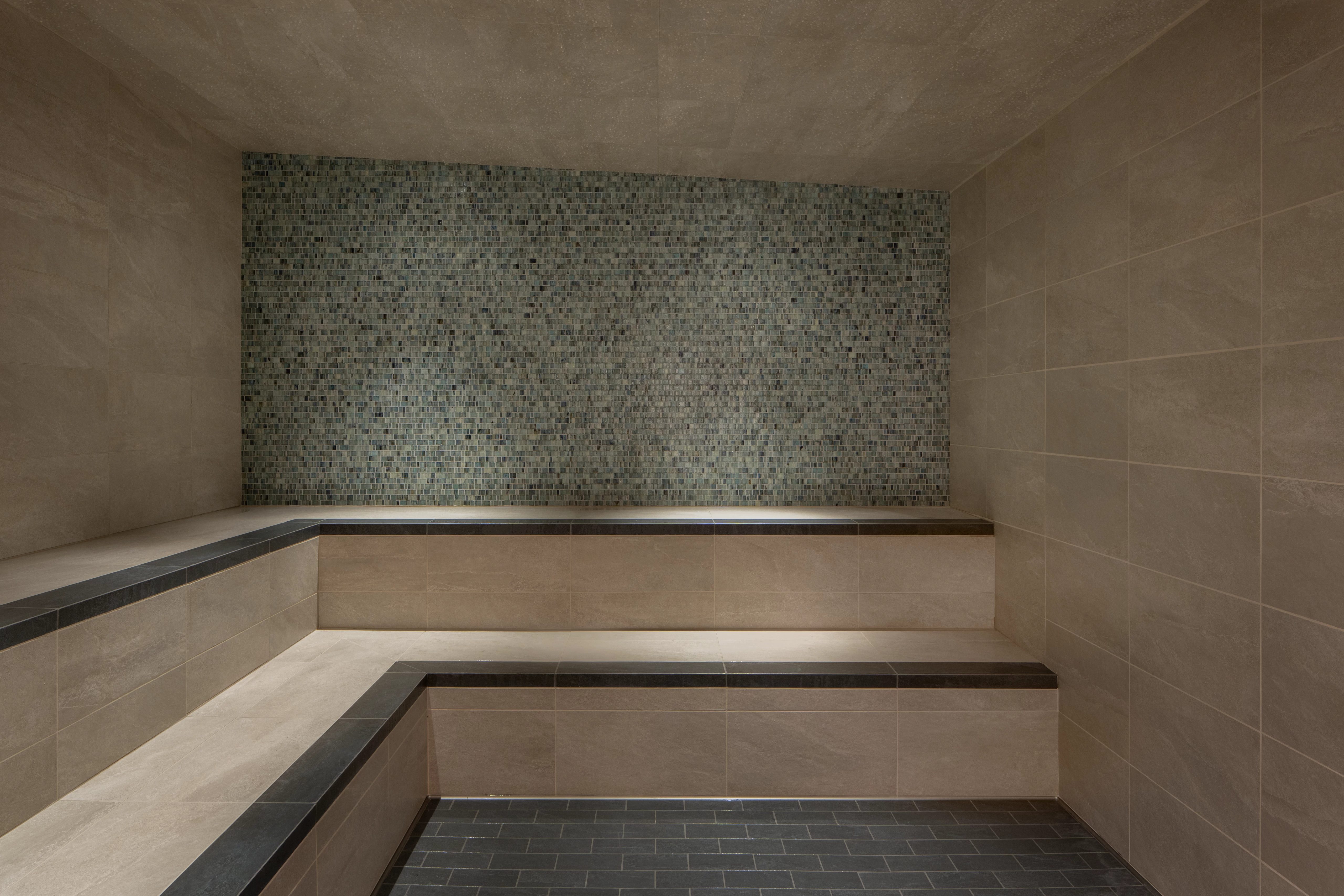 steam room at Life Time