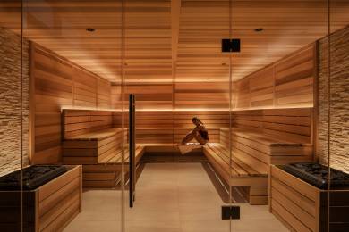 Dry Sauna at Life Time