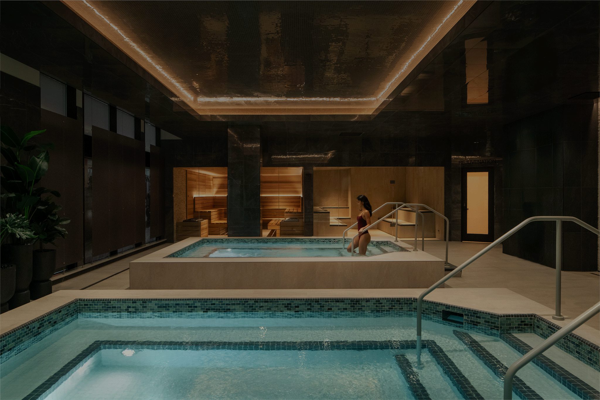 cold plunge at Life Time