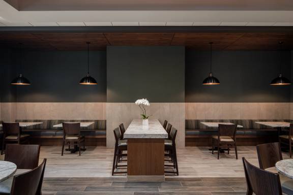Seating area in the LifeCafe