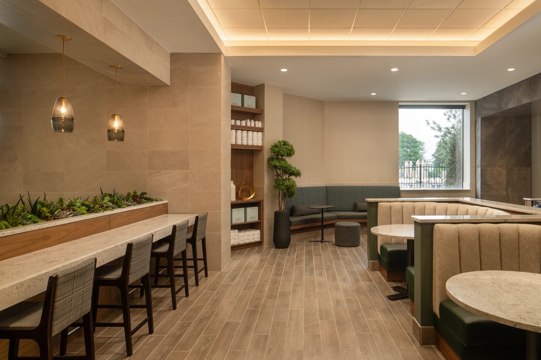 inside Life Cafe at Life Time