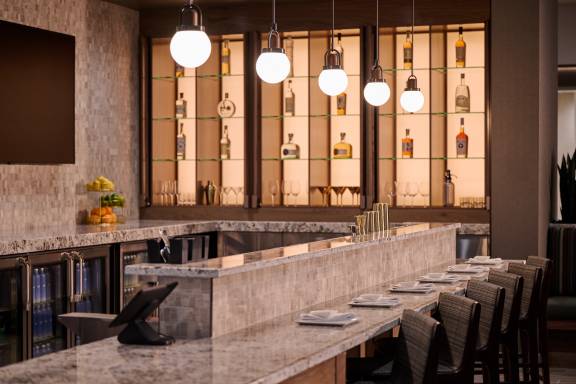 dining area at Life Time