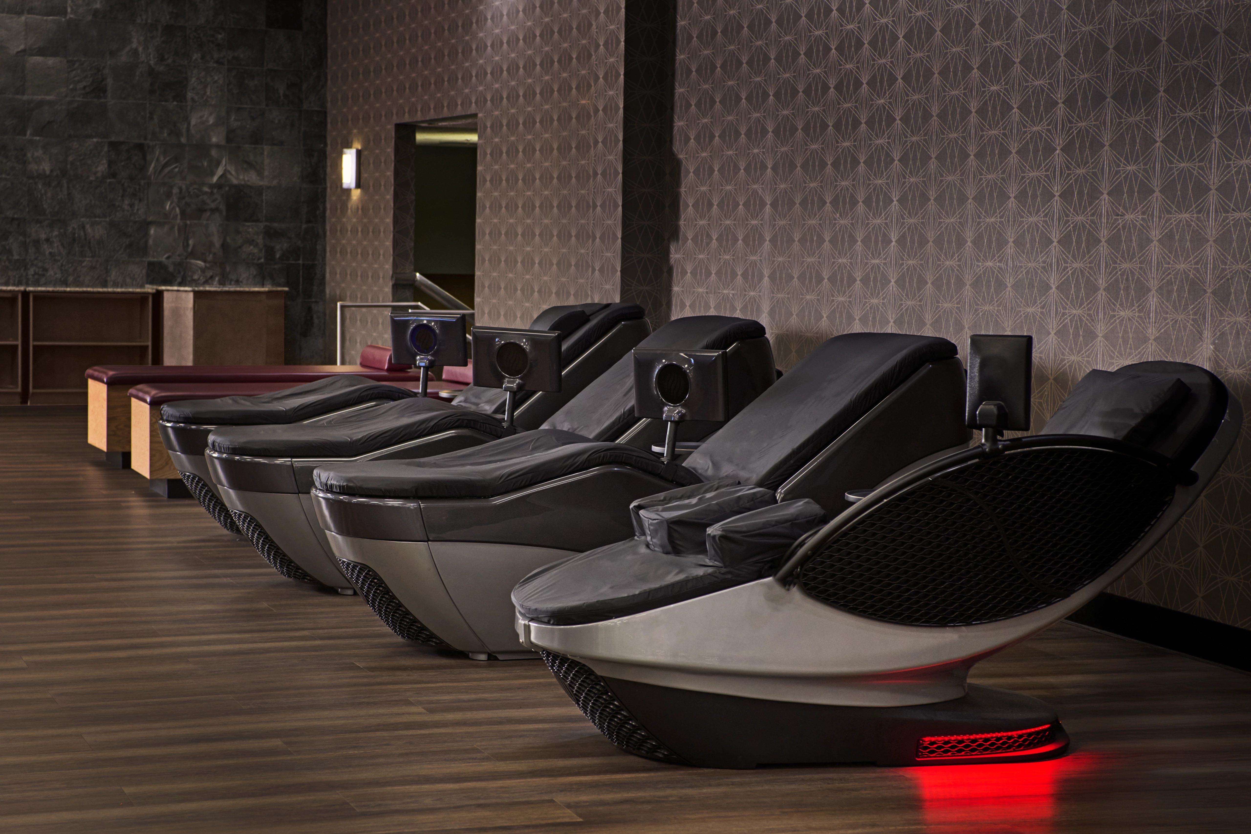 fitness floor at Life Time