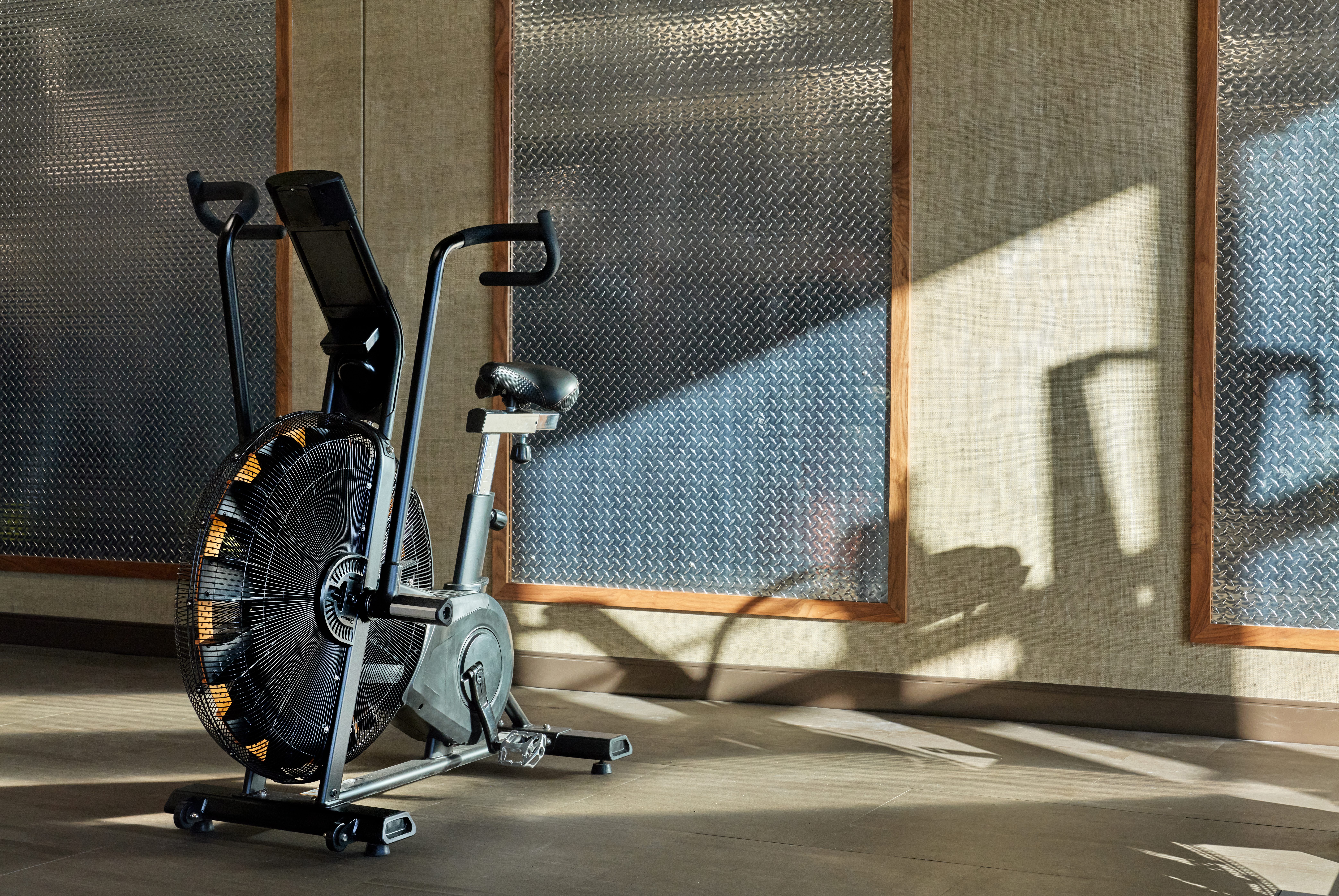 Stationary bike at Life Time