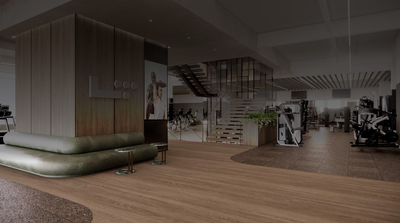 inside Life Time fitness area