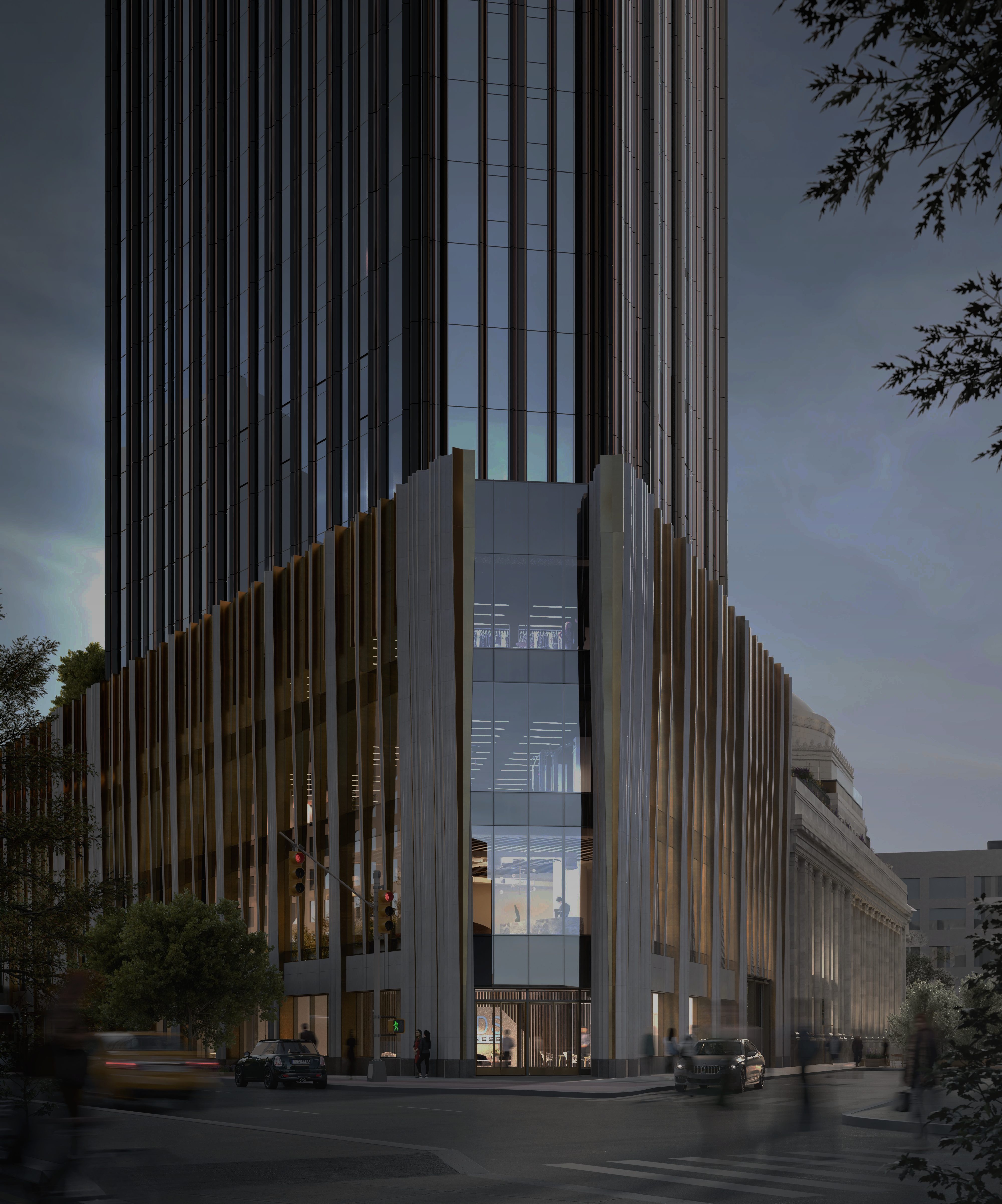 exterior view of Brooklyn Towers