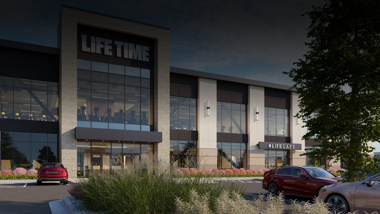 Exterior of Life Time Building
