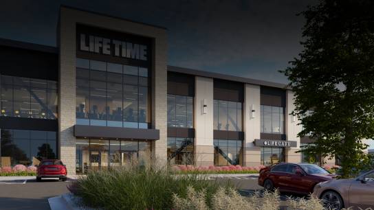 Exterior of Life Time Building