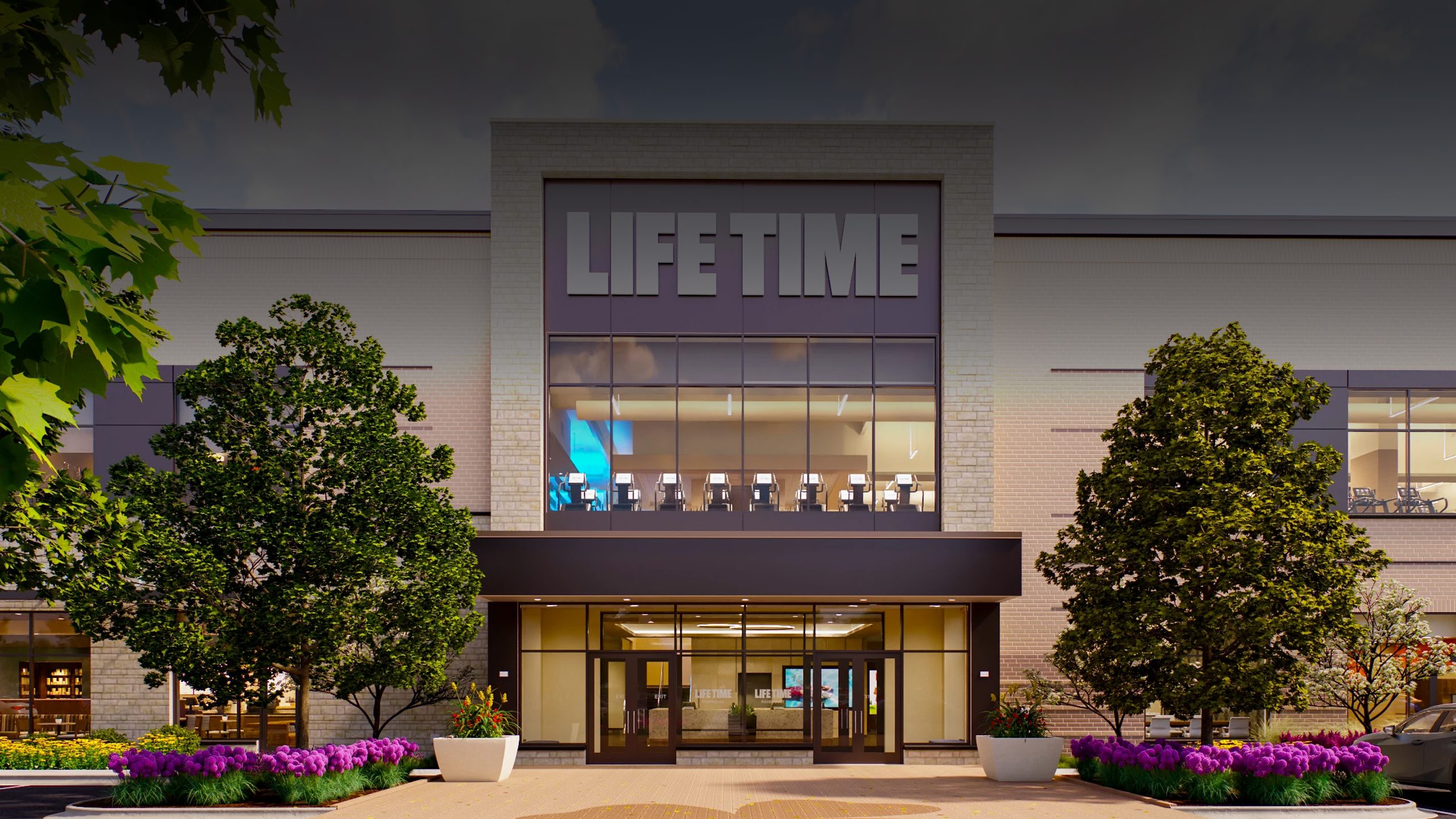 Exterior of Life Time Building
