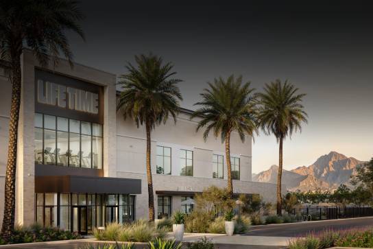 Exterior of Life Time Building