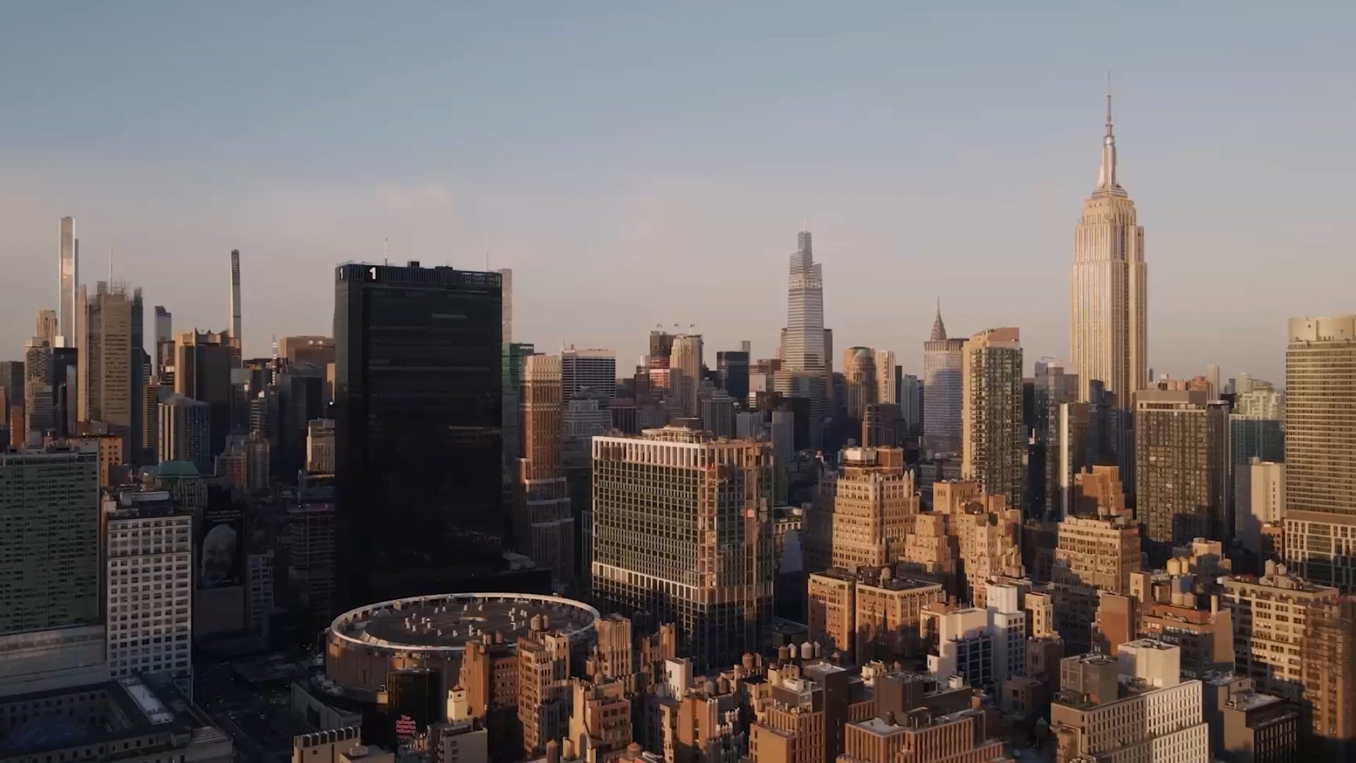 skyline view of New York City