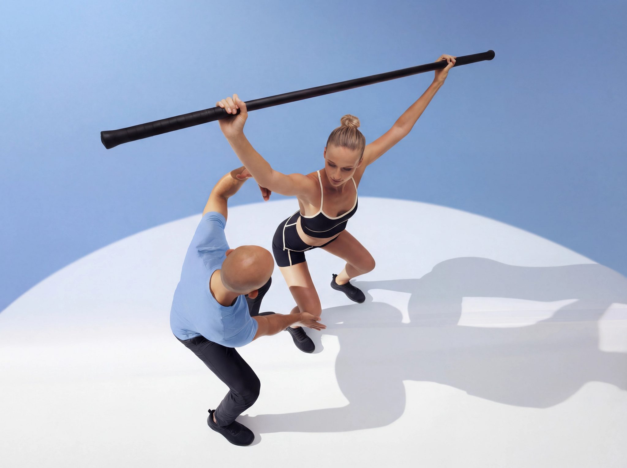 A client and trainer during a Dynamic Personal Training session