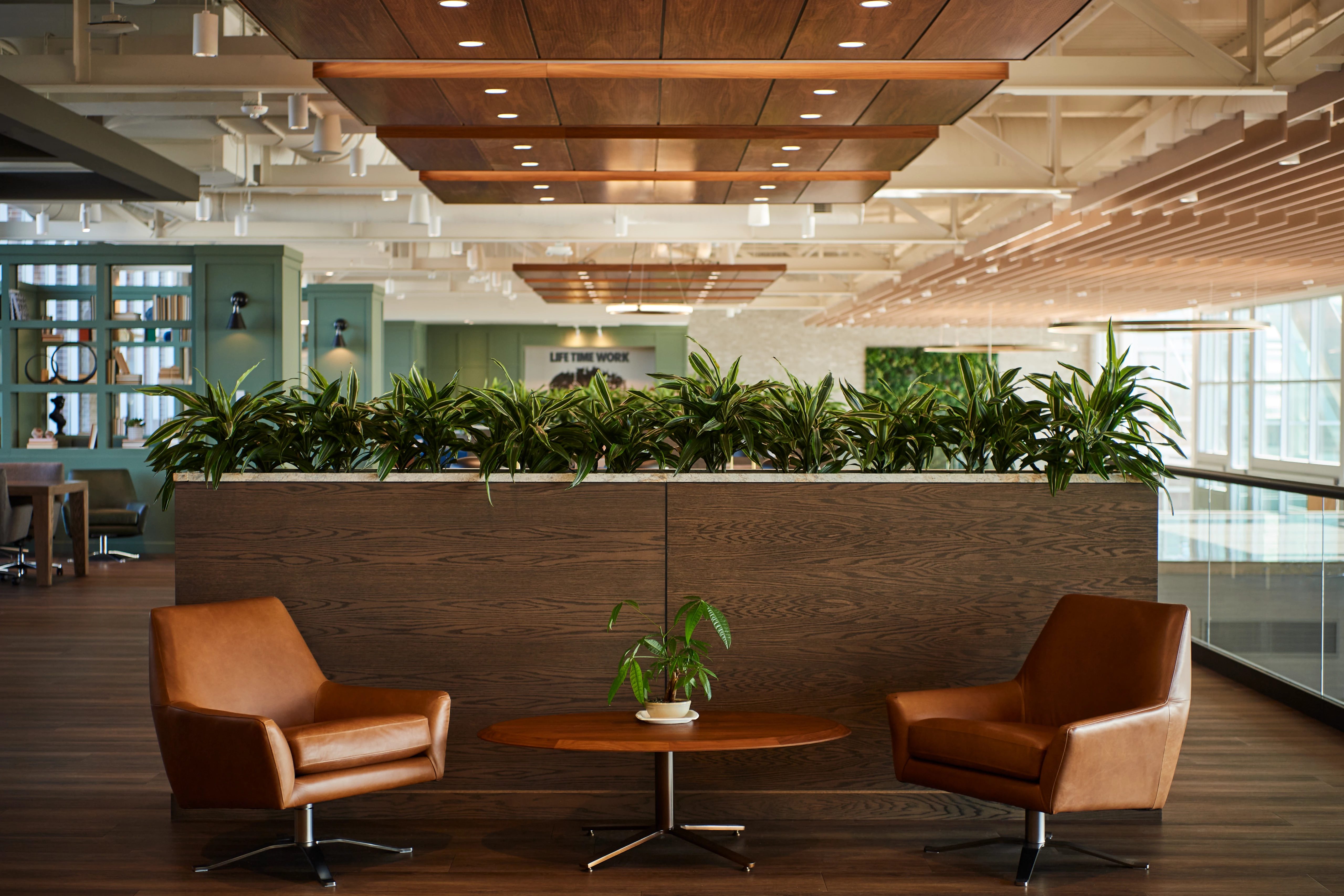 Seating area at Life Time Work