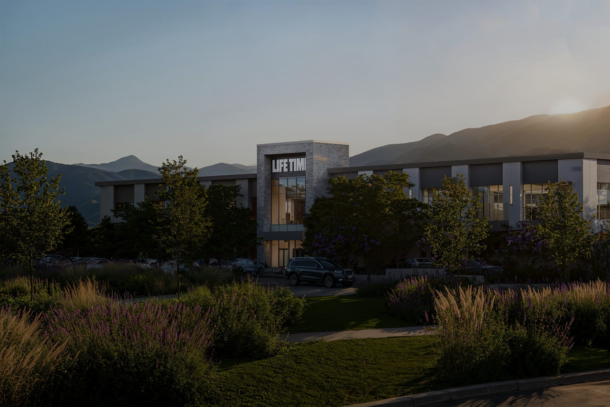 Exterior of Life Time Building