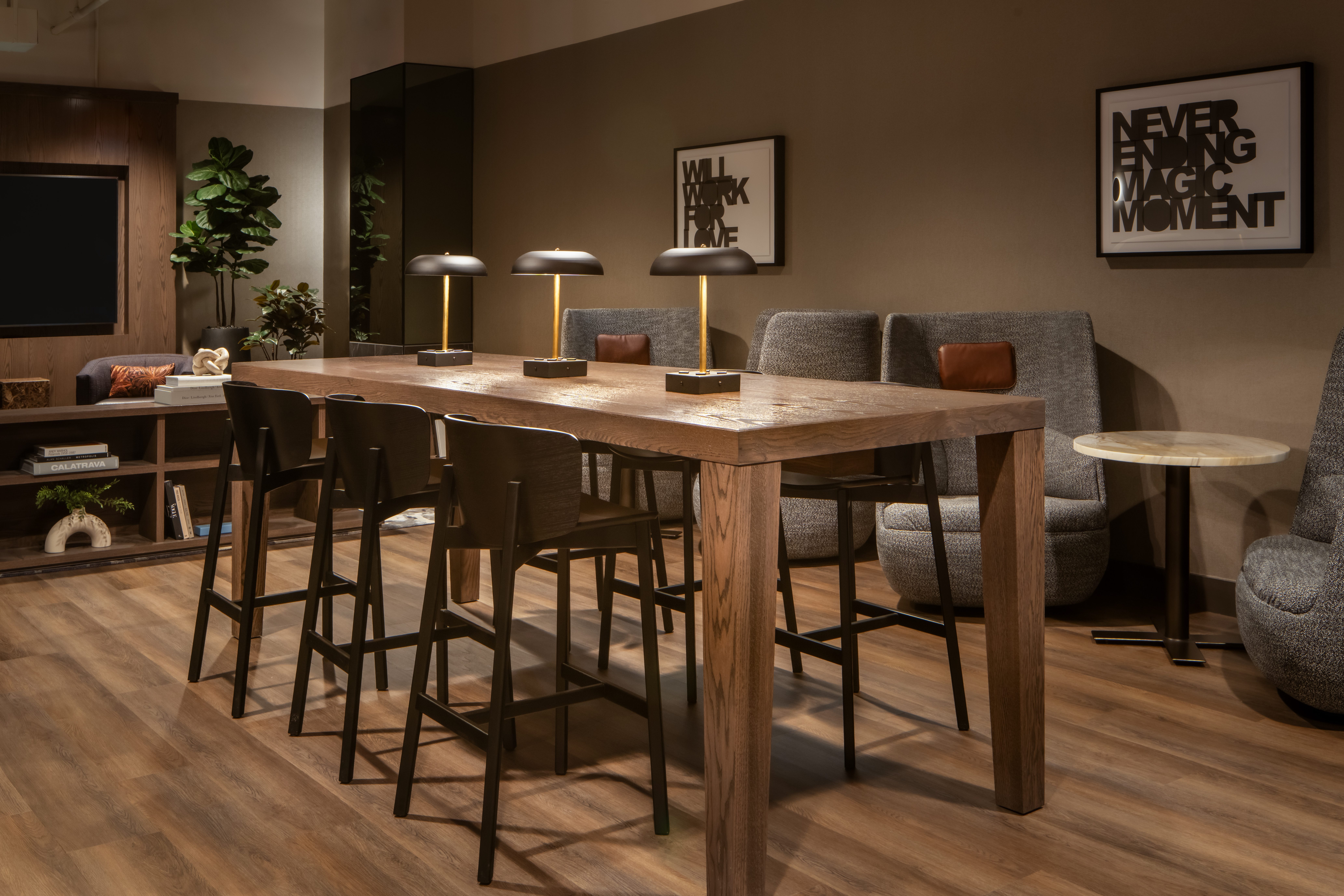 working area at Life Time