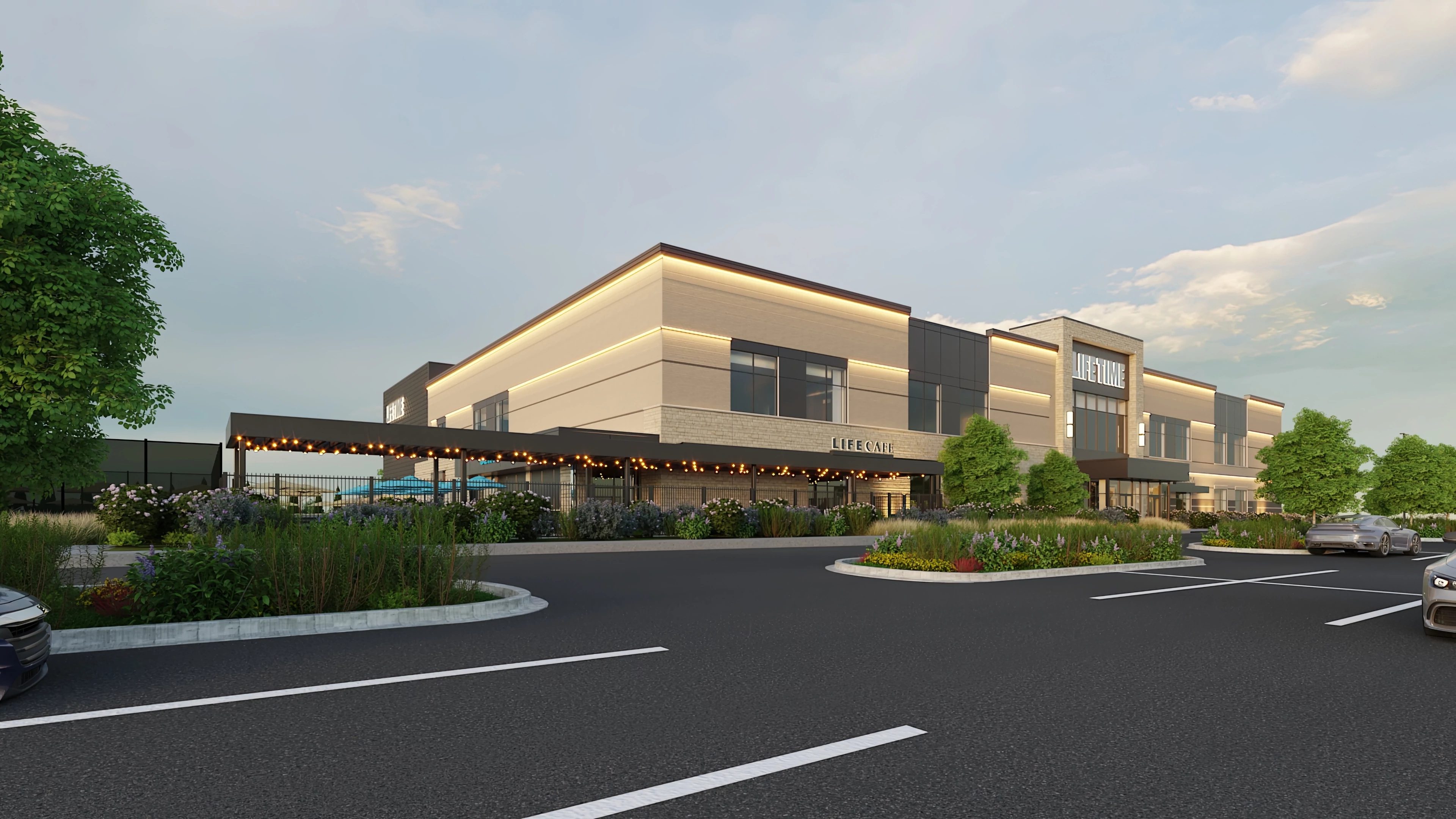 Exterior of a life time building