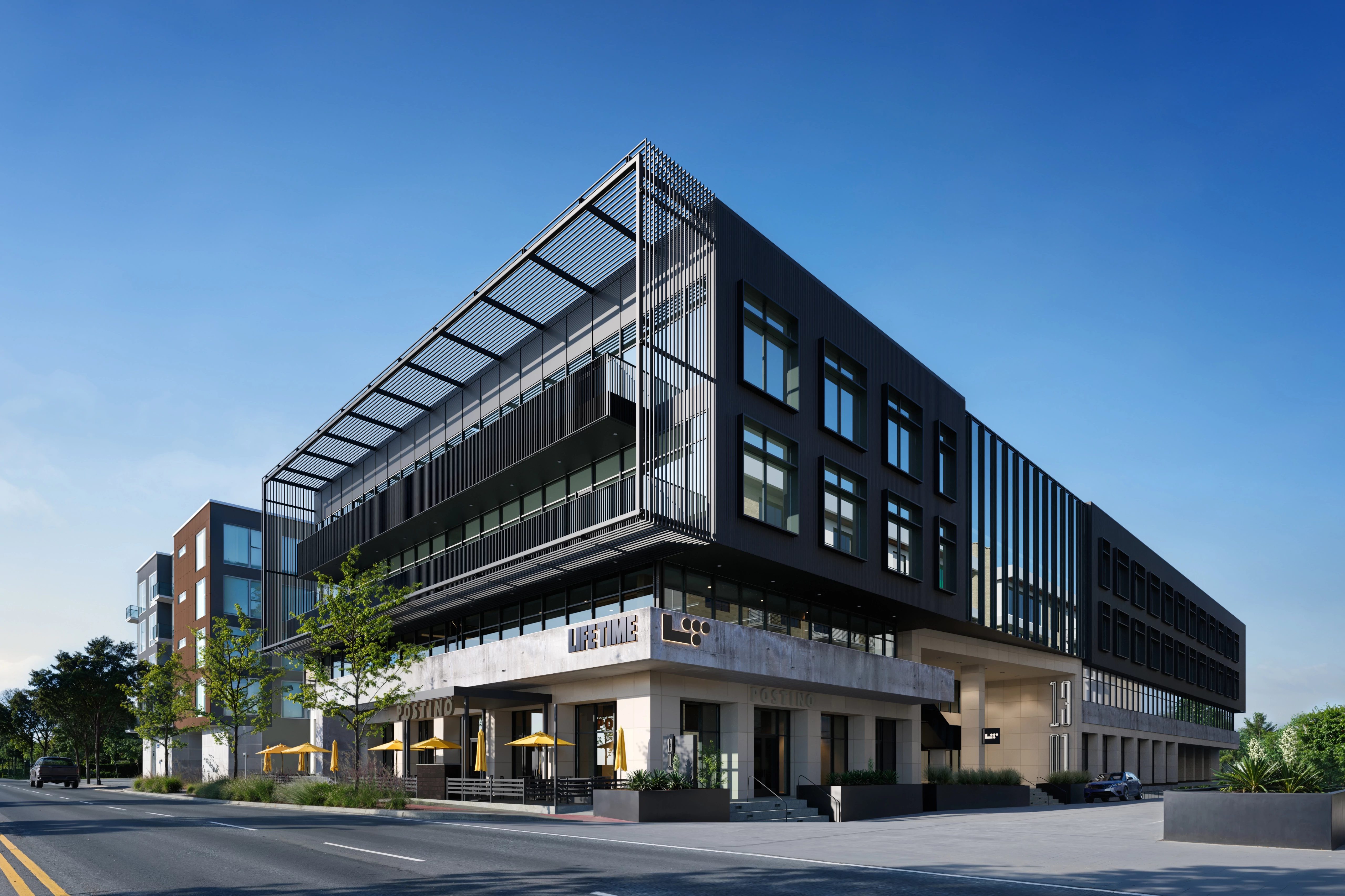 Exterior of Life Time Building