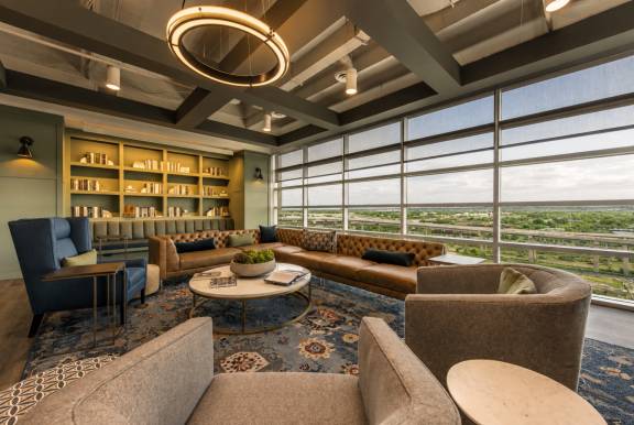 seating area at life time work